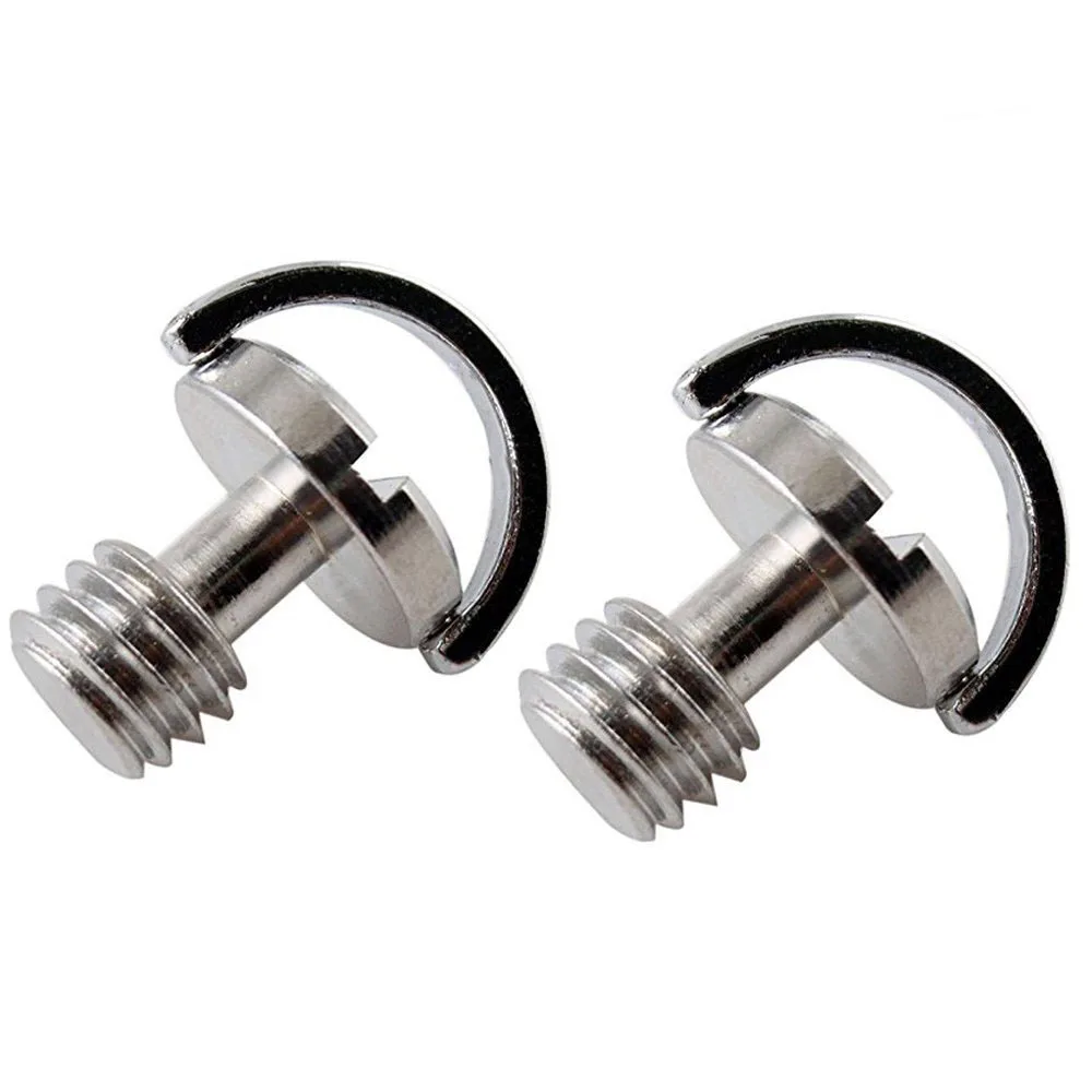 Kaliou 1pcs Quick Release Plate 3/8 Screw Precision D-Ring C-Ring Screw for Camera Tripod Photo Studio Accessories