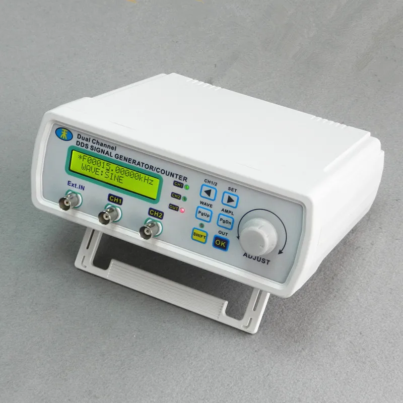 

MHS-3200A DDS NC dual channel function signal generator TTL DDS Signal Generator waveform generator 12 MHz