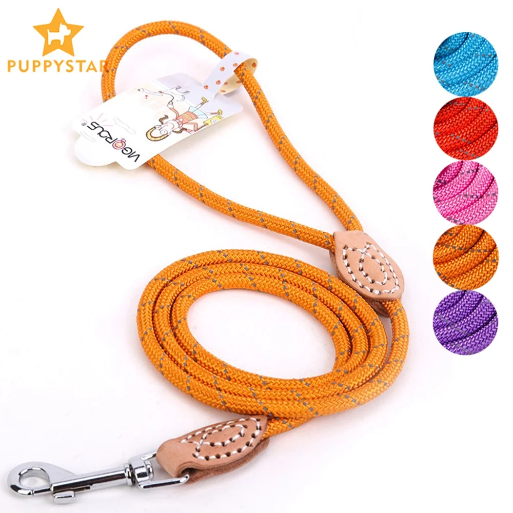 

Reflective Dog Leash Rope For Small Dogs Pet Leashes Lead For Dog Cats Puppy Training Running Dog-Collar Leash Lead Rope Harness