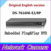 NVR DS-7616NI-SE/P PoE NVR 16 Channel Economic NVR CCTV Network Video Recorder Free shipping