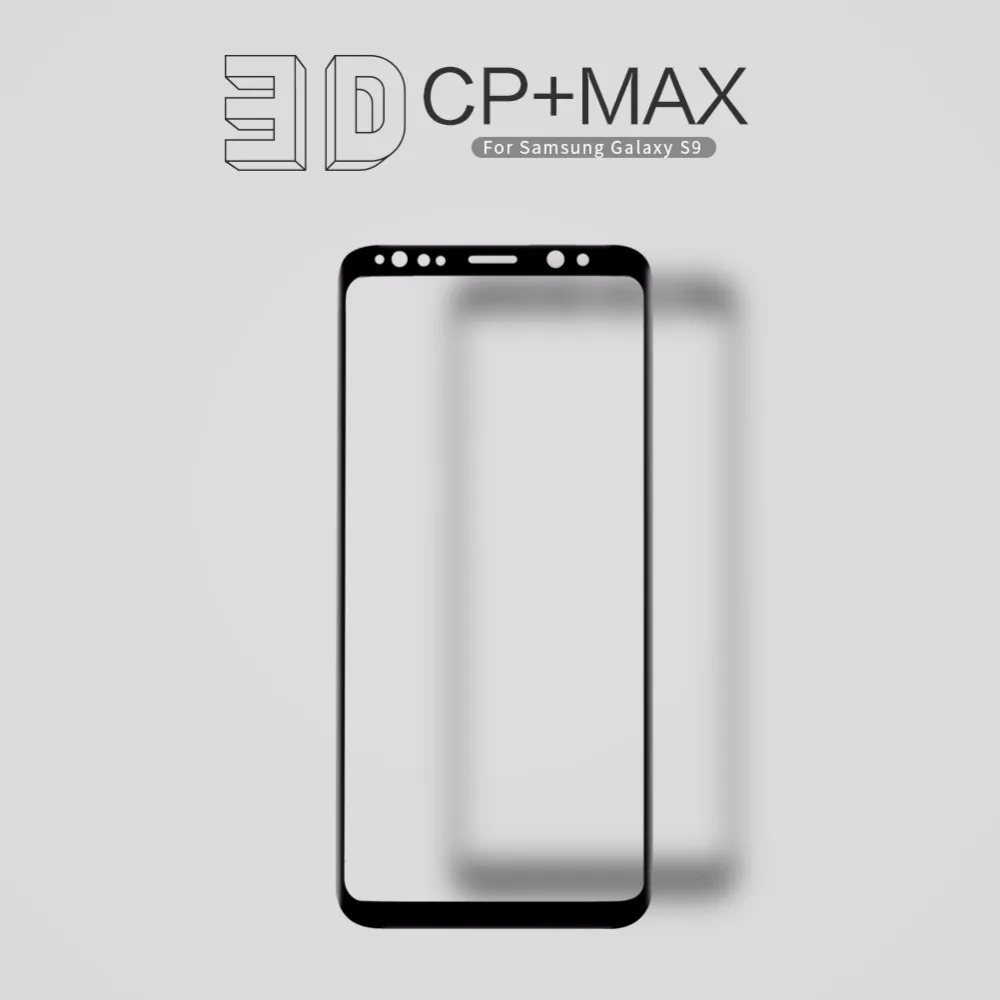NILLKIN 3D CP + Max стекло пленка для Samsung Galaxy S9 защита экрана пленочной край Полный экран