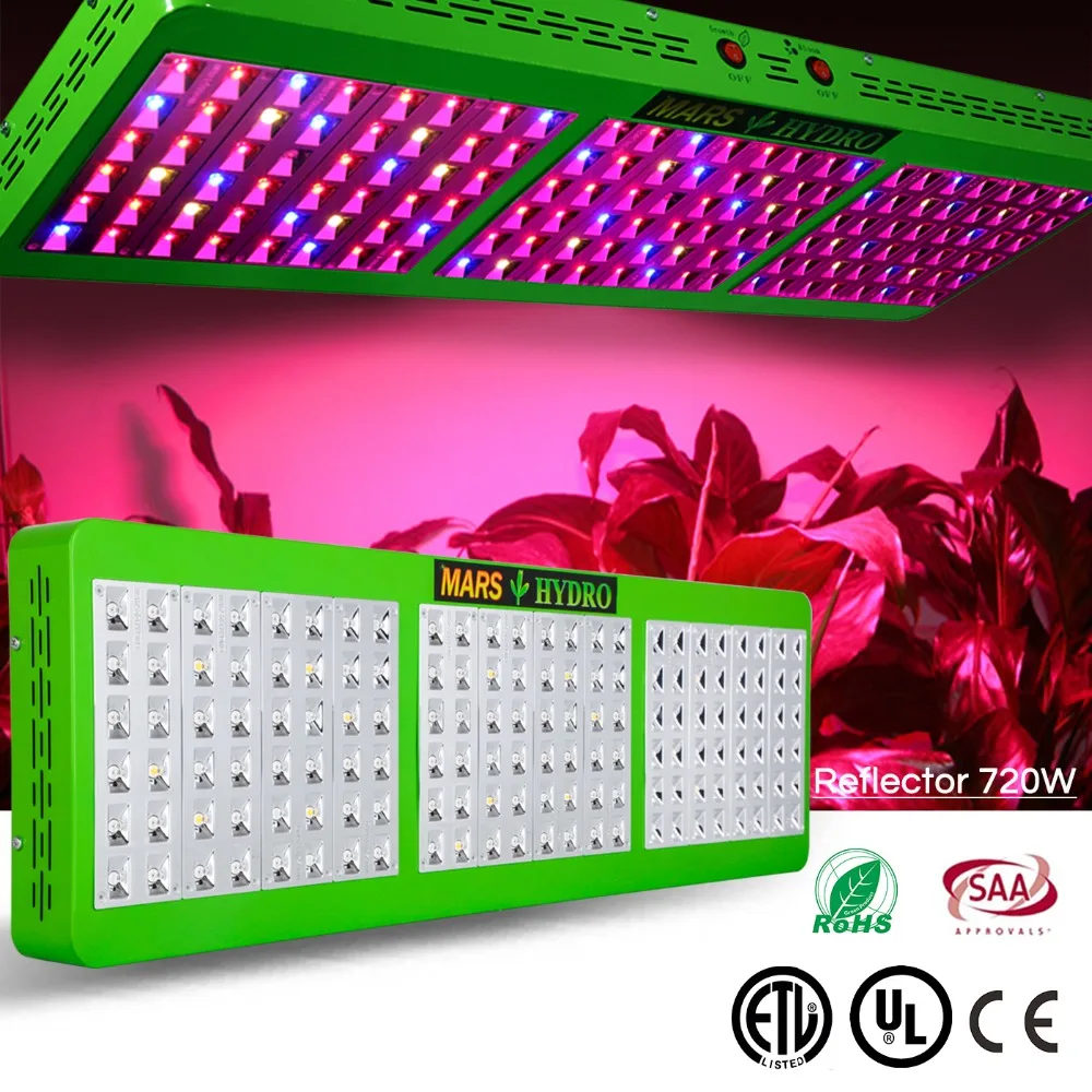 

Led Grow Light Mars Hydro Reflector 800W Plant Grow Light for Hydroponics Grow Box Veg Flower Full Spectrum