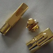 Металлические мундштук саксофона сопрано Лигатура и колпачок 6#7#8#9