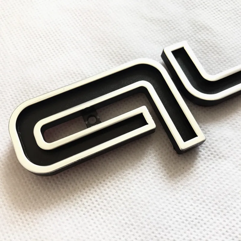 High quality Quattro Logo Emblem Badge Car Stick ABS Stickers front grill Lower trim For Audi A4 A5 A6 A7 RS5 RS6 RS7 RS Q3