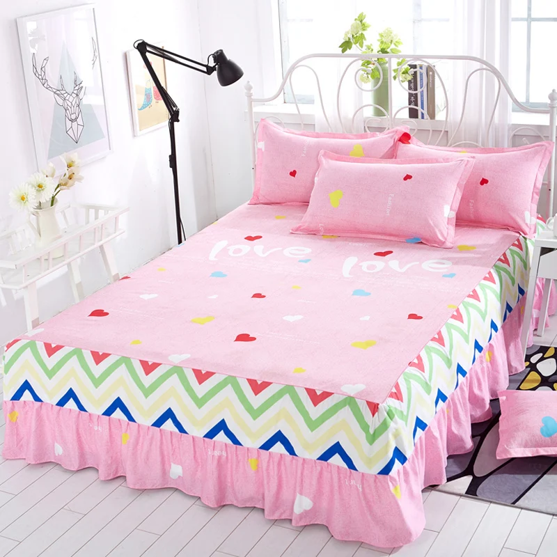 Комплект из юбки для кровати, покрывало для кровати принцессы, 1,8/1,5/2,0 м, falda de cama - Цвет: Bed Skirt-5