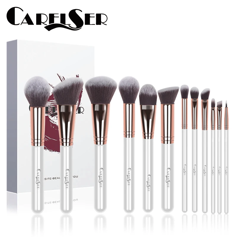 

12Pcs Professional Eyes Makeup Brushes Set Wood Handle Eyeshadow Eyeliner Blending Brush Powder Face Cosmetic Make Up maquillaje