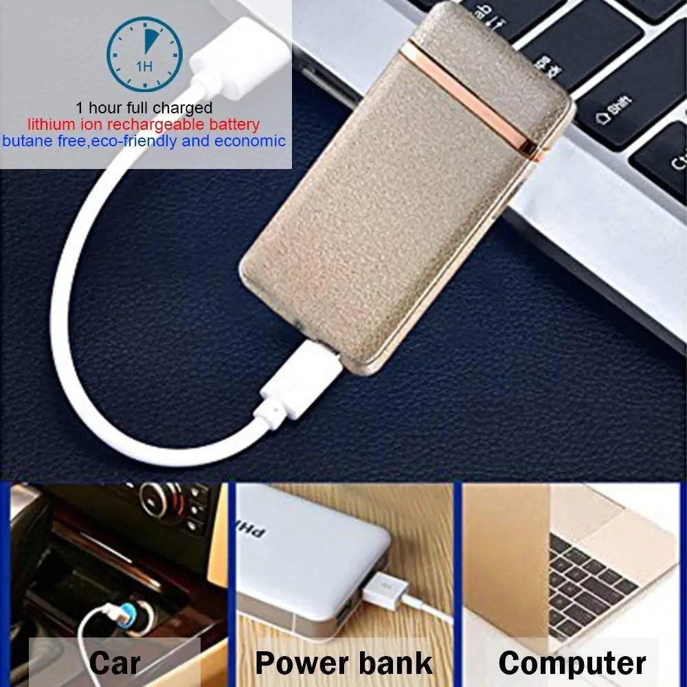 Двойная импульсная дуговая перезаряжаемая зажигалка USB электронная сигарета