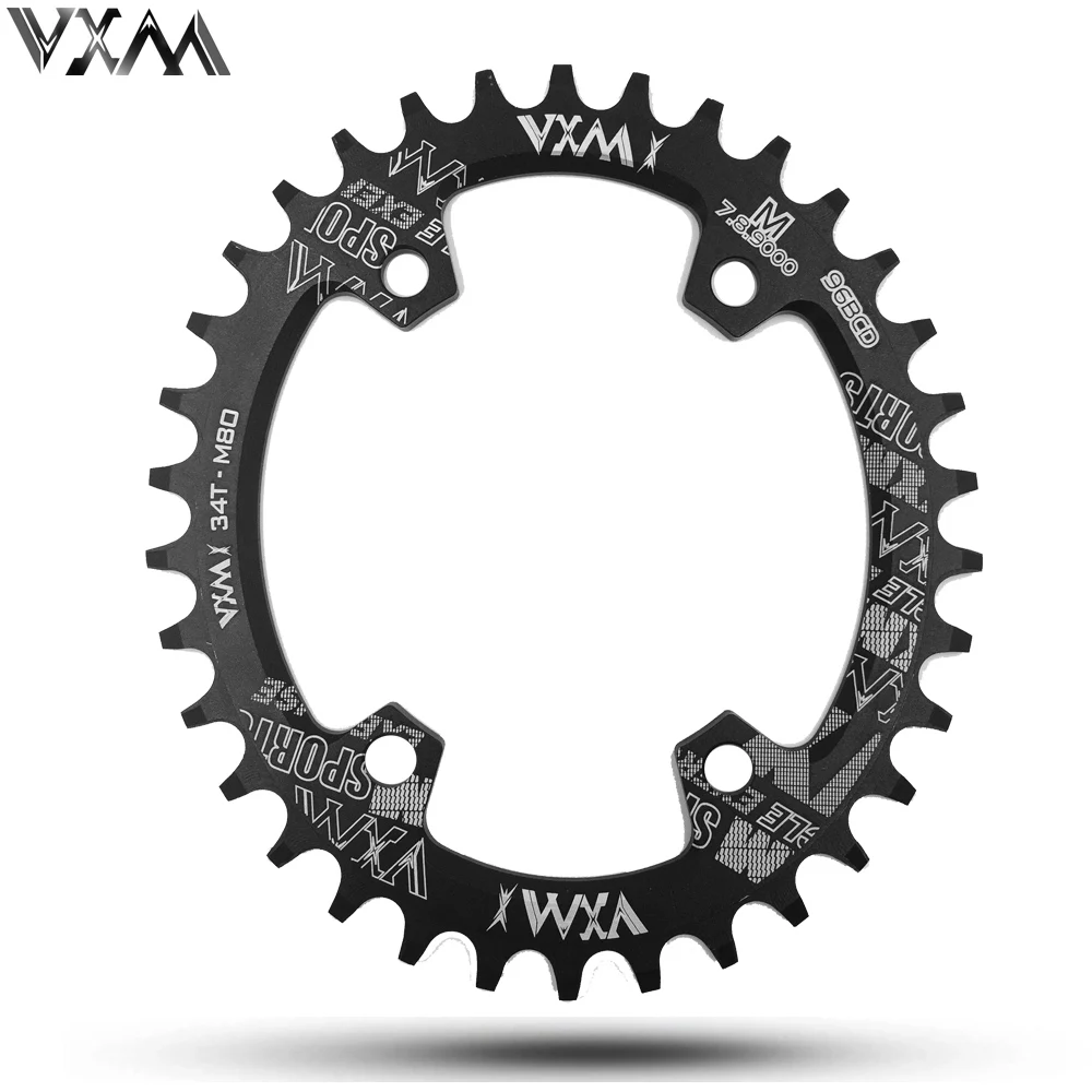 VXM 32T 34T 36T 38T 96BCD детали для велосипедов из алюминиевого сплава|bicycle chain ring|chainring