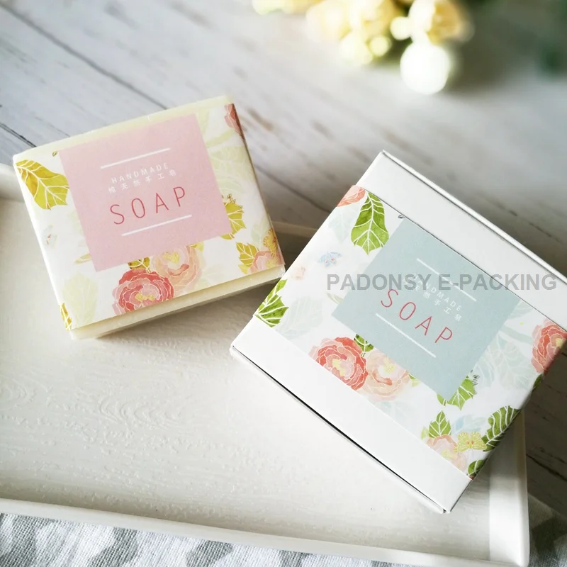 Элегантная упаковочная бумага для мыла с принтом розы, упаковочная бумага для мыла ручной работы, чистая упаковка для мыла холодного процесса, обертка для мыла на талии