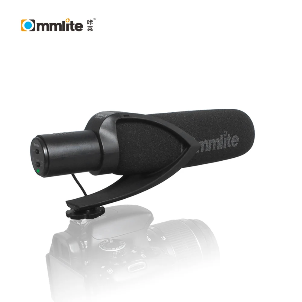 

Commlite CoMica Electric Super-Cardioid Directional Condenser Shotgun Video Microphone for Video Interview with Camera Camcorder