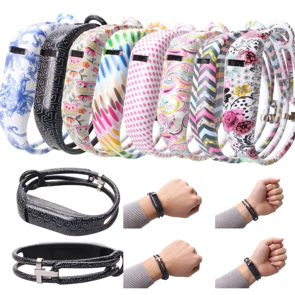  1 Шт. 100% Красочные Силиконовые Замена Браслет С Металлической Защелкой Пряжки Браслет Ремешок на Запястье Для Fitbit Flex Браслет Спорта 