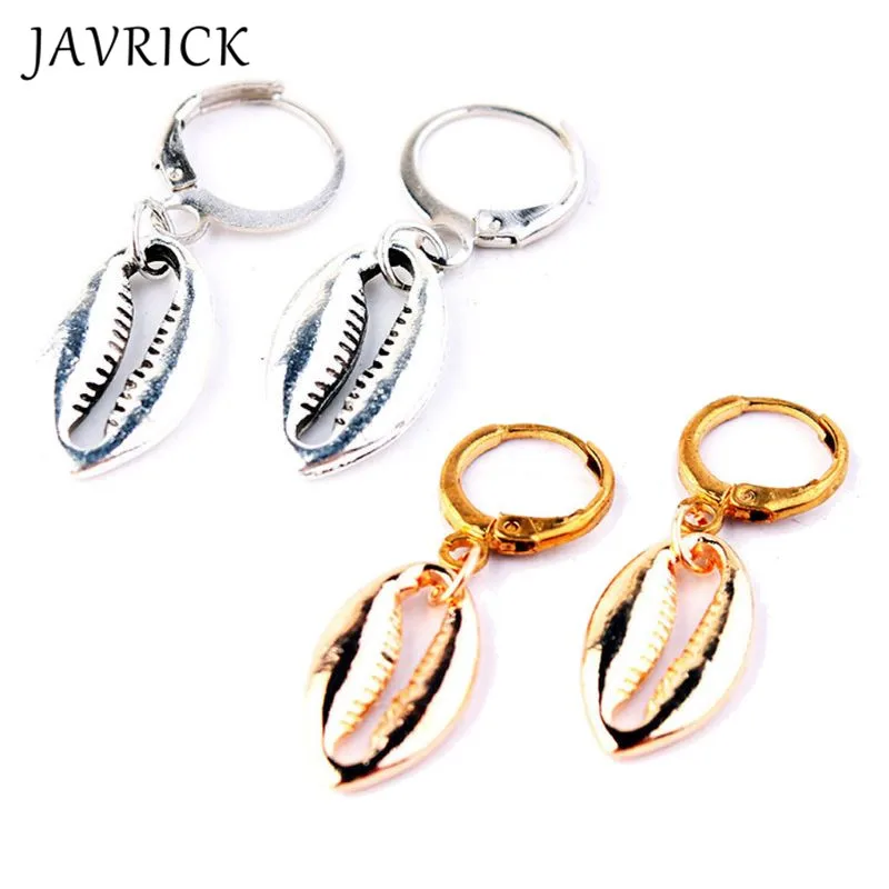 

Boho Summer Seaside Metal Shell Drop Earrings Ocean Beach Fashion Jewelry