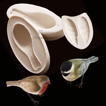 

Yueyue Sugarcraft 3D Bird silicone mold fondant mold cake decorating tools chocolate gumpaste mold