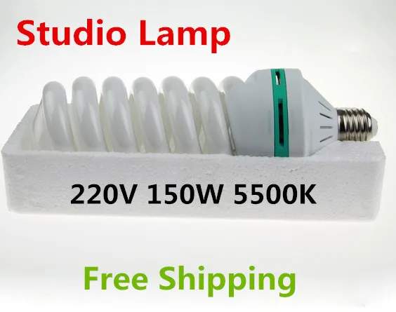 220V 150W 5500K E27 Photo Studio font b Lamp b font Video Photography Daylight Continuous dayLight