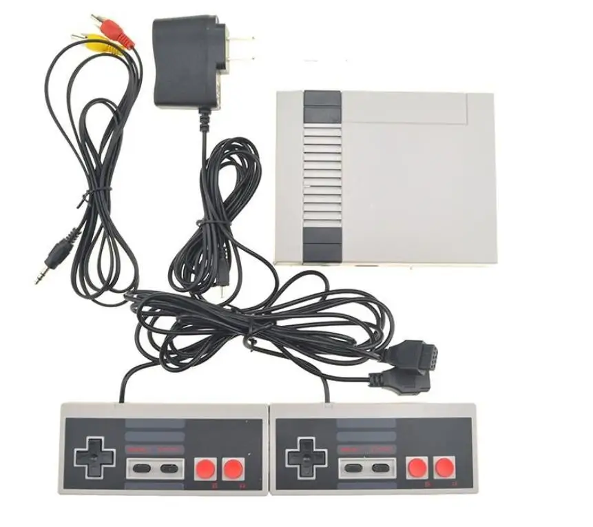 Мини-игровые приставки профессиональная система для NES Встроенная 620 различных детских классических ТВ-видеоигр с DualControl