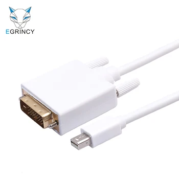 

EGRINCY Thunderbolt Mini DisplayPort To DVI 24+1 Adapter Cable Male To Male Mini DP To DVI-D Converter For HDTV Laptop Projector