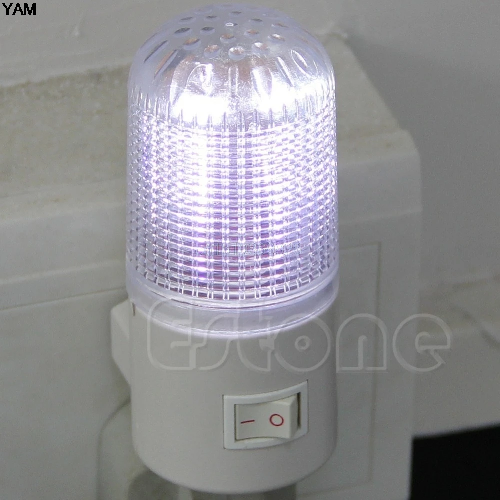 

1PC 3W 4LEDs Wall Mounting Bedroom Night Lamp Licht Light Plug Lighting Bulb