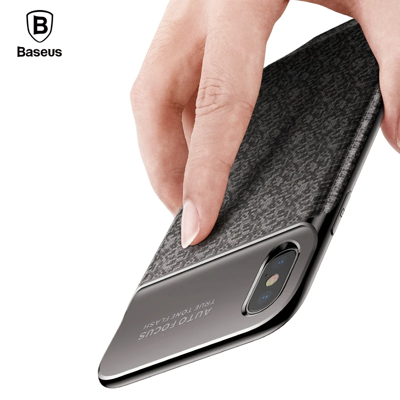 Baseus 3500mAh Battery Charger Case For iPhone X Ultra Slim Portable Power Bank Case External Backup Charging For iPhone X Case
