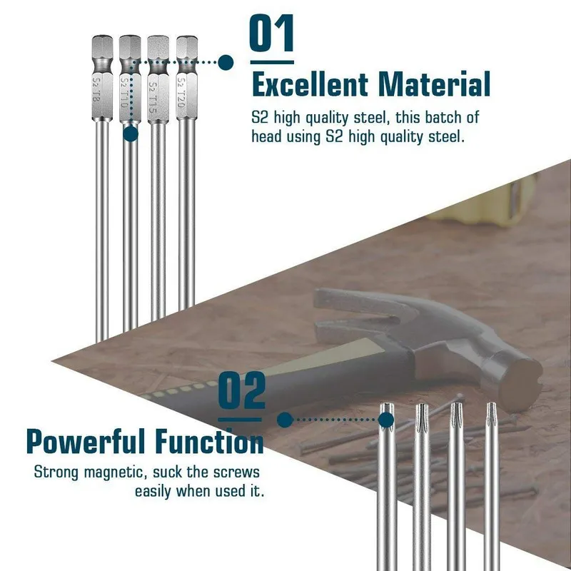 Torx screwdriver bit set (2)