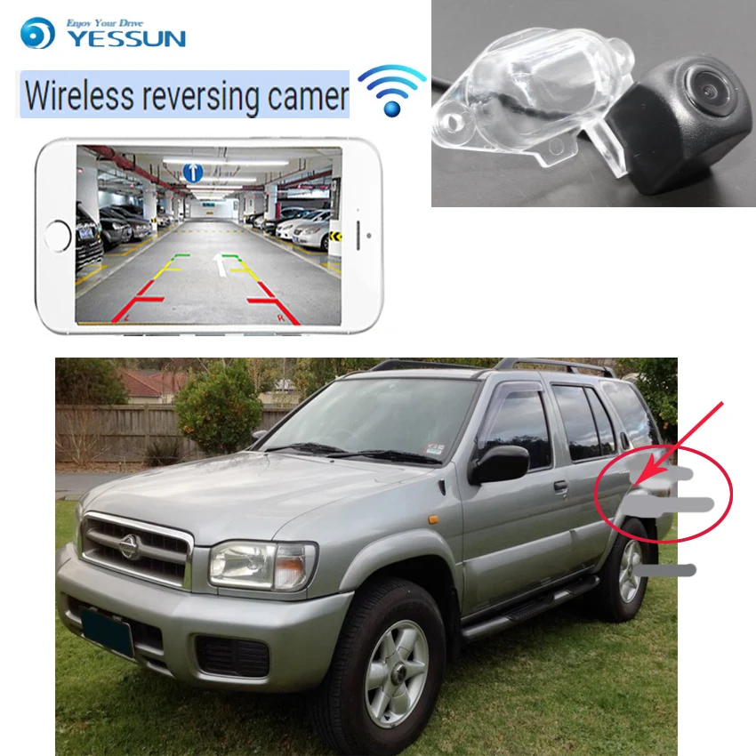 wireless Rearview Camera For Nissan Paladin Roniz Xterra N50 2005~2015 Car HD rear view reversing camera