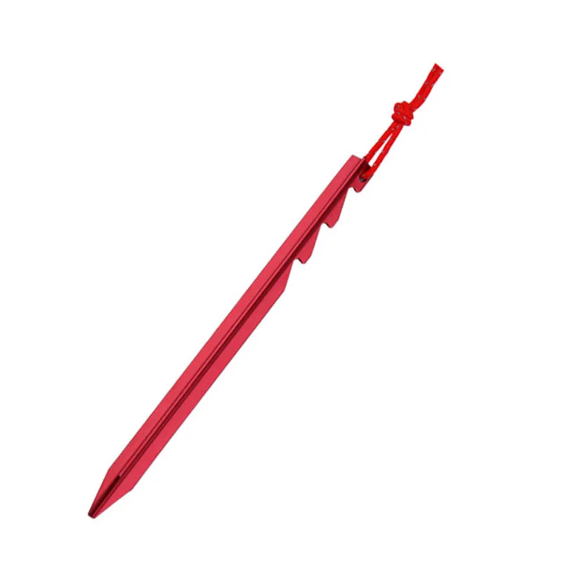 5pcs Tent Pegs Nail Aluminium Alloy Stake 18cm Outdoor Camping Accessories Hiking Traveling Fishing Equipment Sun Shelter Pegs (3)