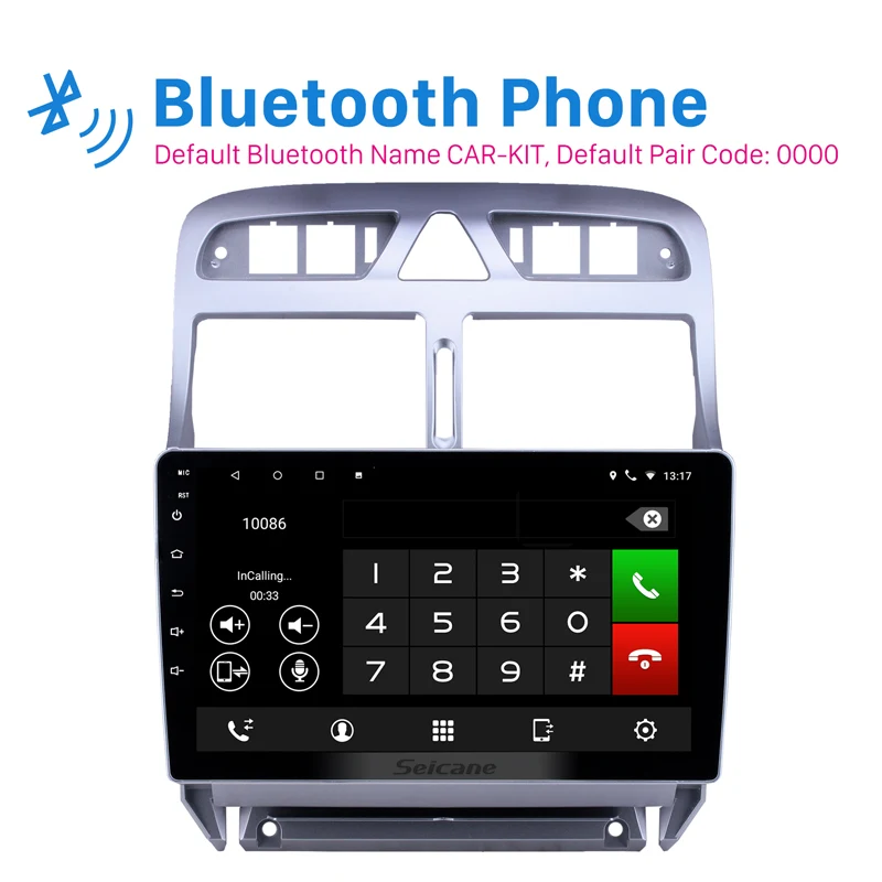 Seicane GPS навигация автомобильное радио для 2007 2008 2009 2010 2011 2012 2013 Peugeot 307 с Bluetooth AUX