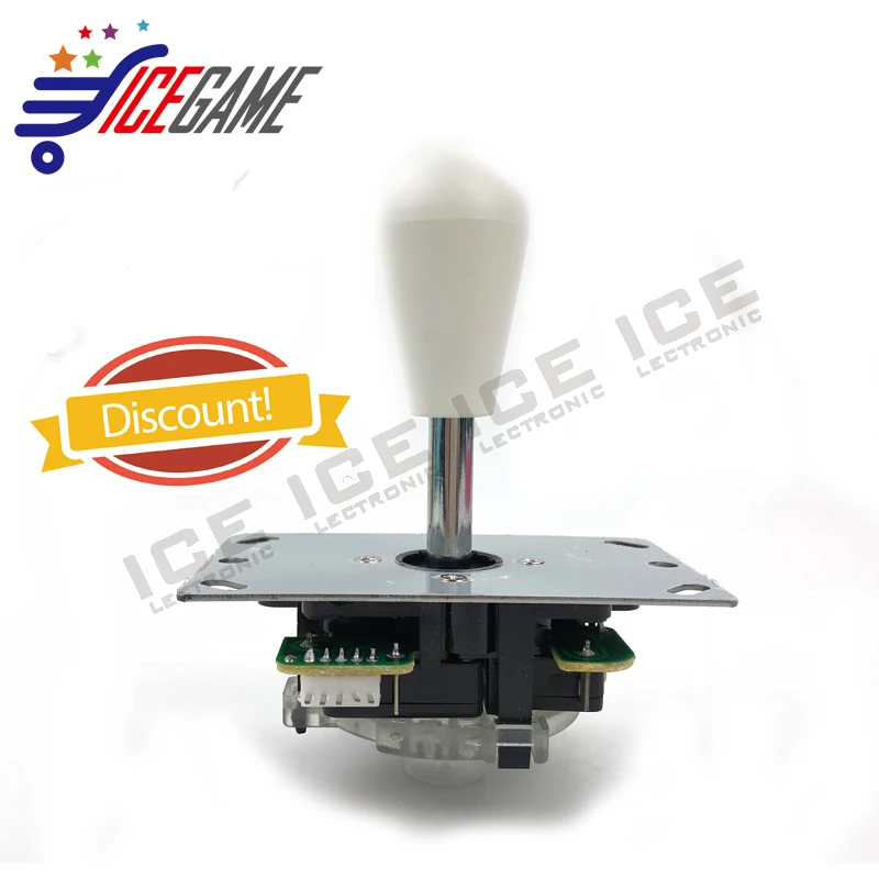 ICEGAME China Style Sanwa Arcade Joystick with oval ball top 4 Way Operation Fighting game machine joystick | Электроника