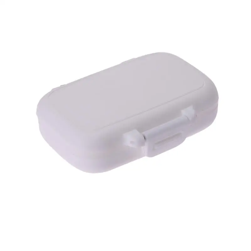 1 шт. 3 мини-сетей Портативный Путешествия Pill Box бусы, серьги ногтей контейнер Tablet Резак Пластик держатель для хранения корпус с наркотиками