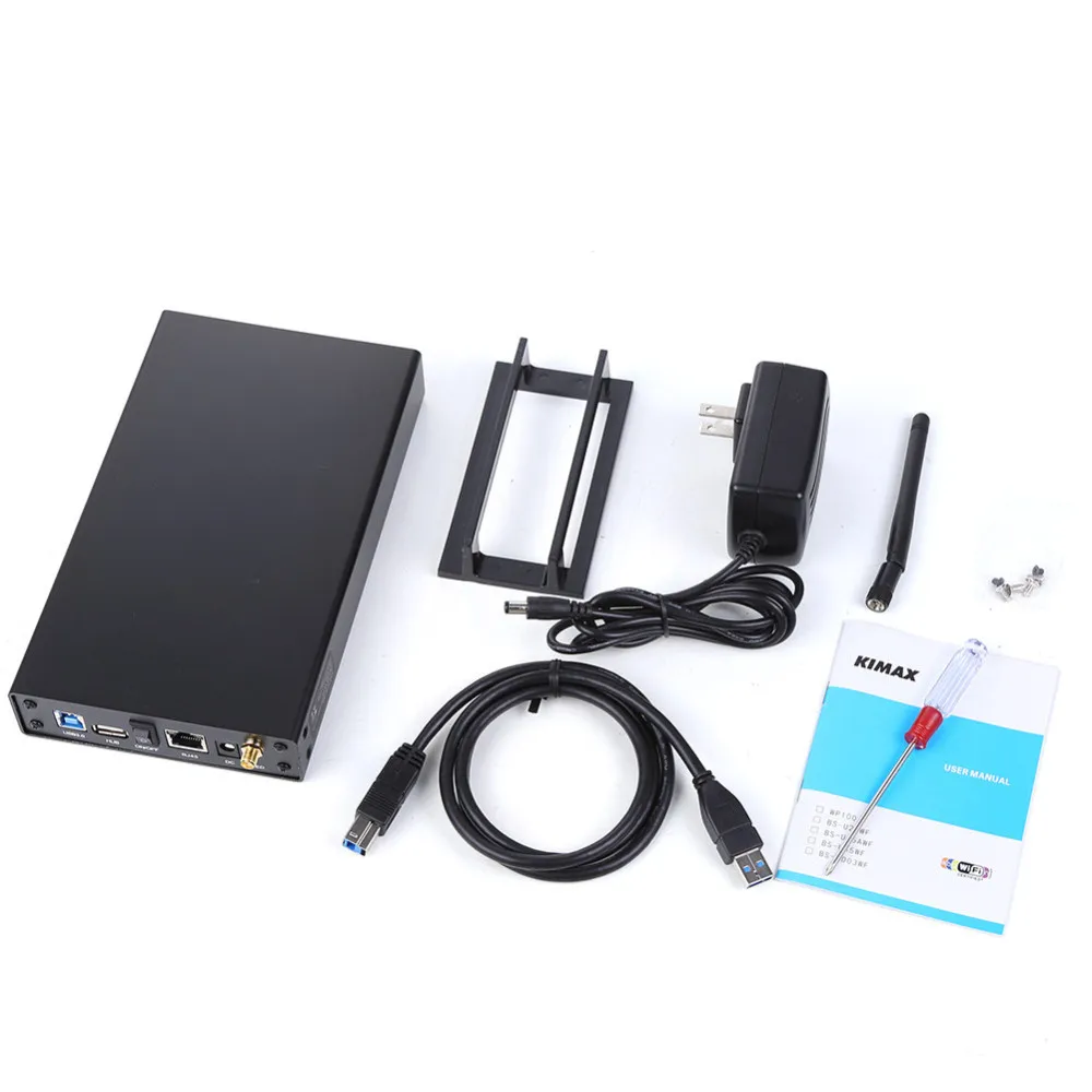 2TB HDD Repetidor Wifi 35 Sata recinto Laptop Wifi Extender caja en Hdd USB 30 Disco Duro caja enru