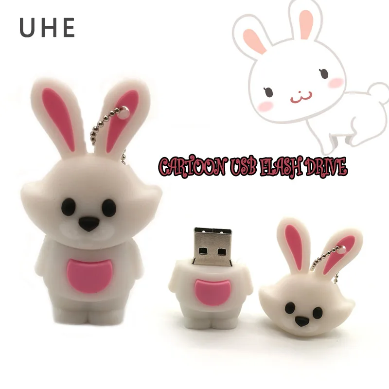 Флэш-накопитель в виде кролика со знаком зодиака usb флэш-накопитель мультяшного 4