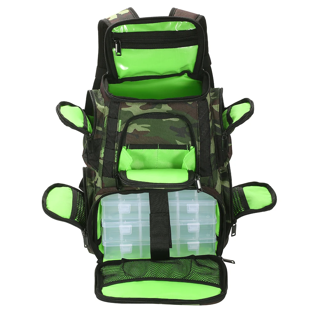 Lixada Fishing Backpack Waterproof Fishing Lures Reel Bag Lixada Fishing Backpack Waterproof Fishing Lures Reel Bag