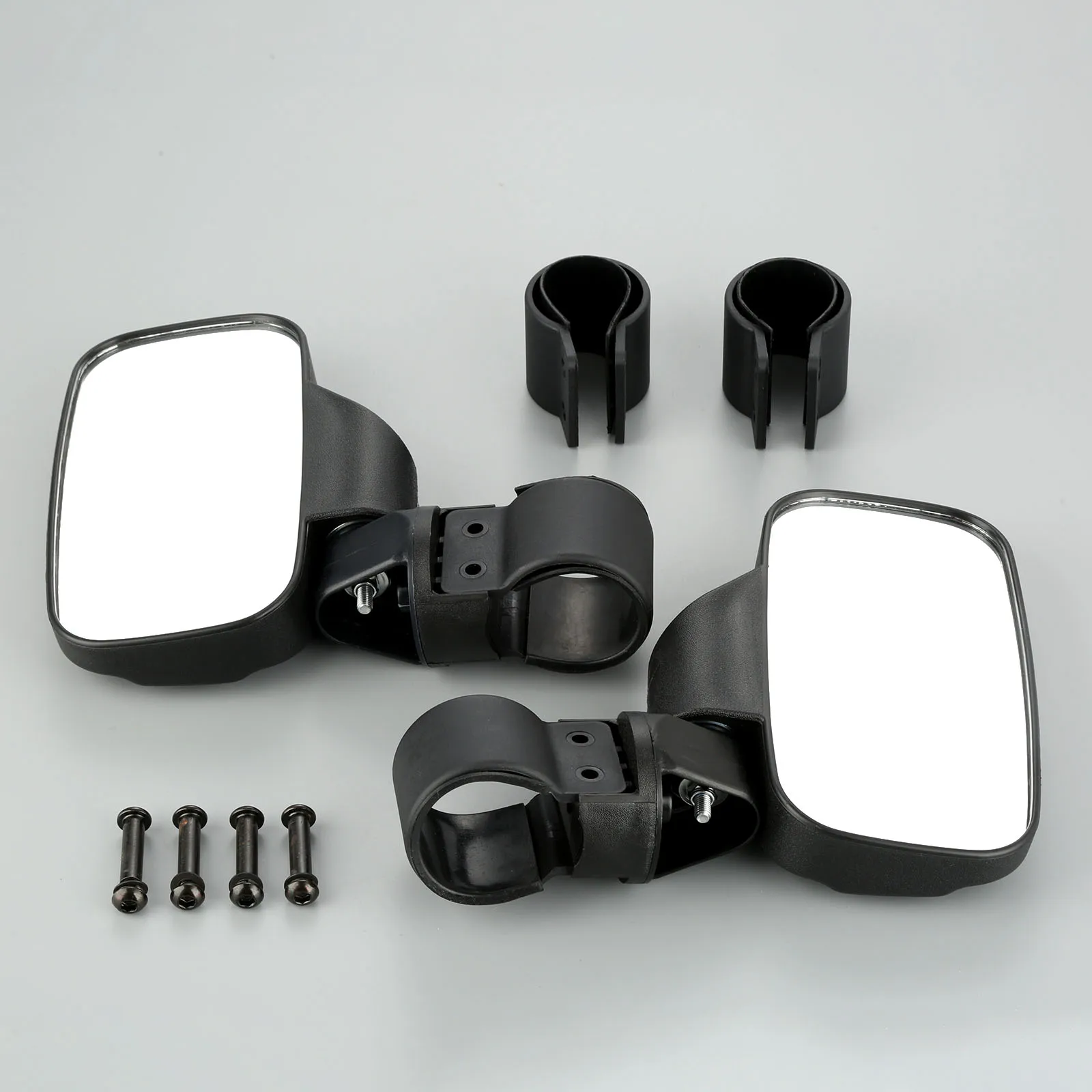 

1Pair Motorcycle Rear View Mirror For UTV ATV Off Road Large Wide View Race Cafe Racer Motorbike Rearview Mirrors