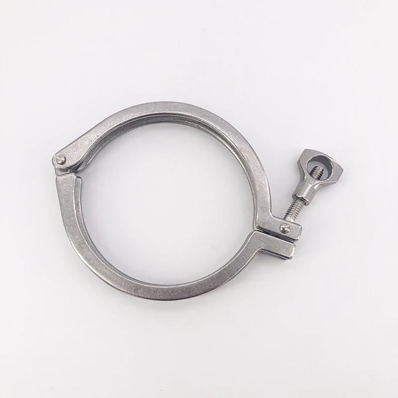 

Sanitary Clamps O.D 25 35 50.5 64 77.5 91mm stainless steel Food grade Sanitary clamp Ferrule Single Pin Tri Quick Clamps