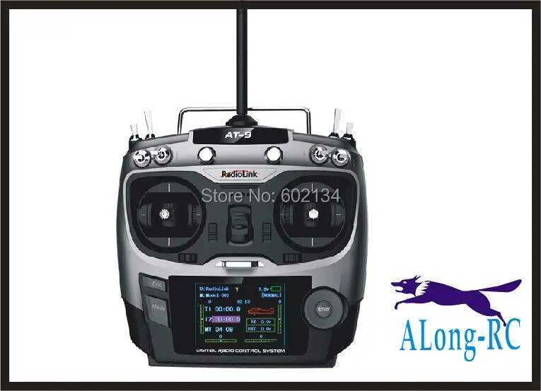

hot sell: RC airplane /model hobby/ spare part lanyu radio 2.4G 9ch transmitter and 9CH reciver / radiolink AT9 radio