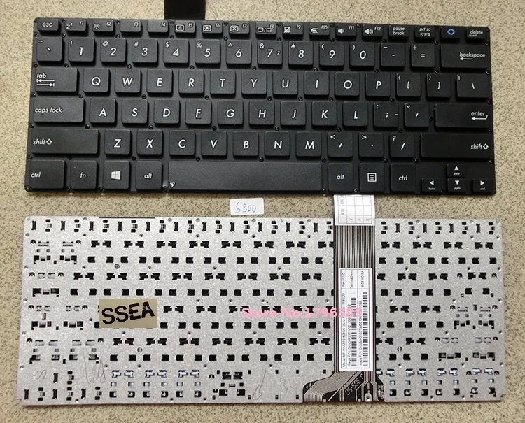 SSEA New Laptop Keyboard for ASUS VivoBook S300 S300C S300SC S300CA S300K S300KI US black Keyboard SSEA New Laptop Keyboard for ASUS VivoBook S300 S300C S300SC S300CA S300K S300KI US black Keyboard