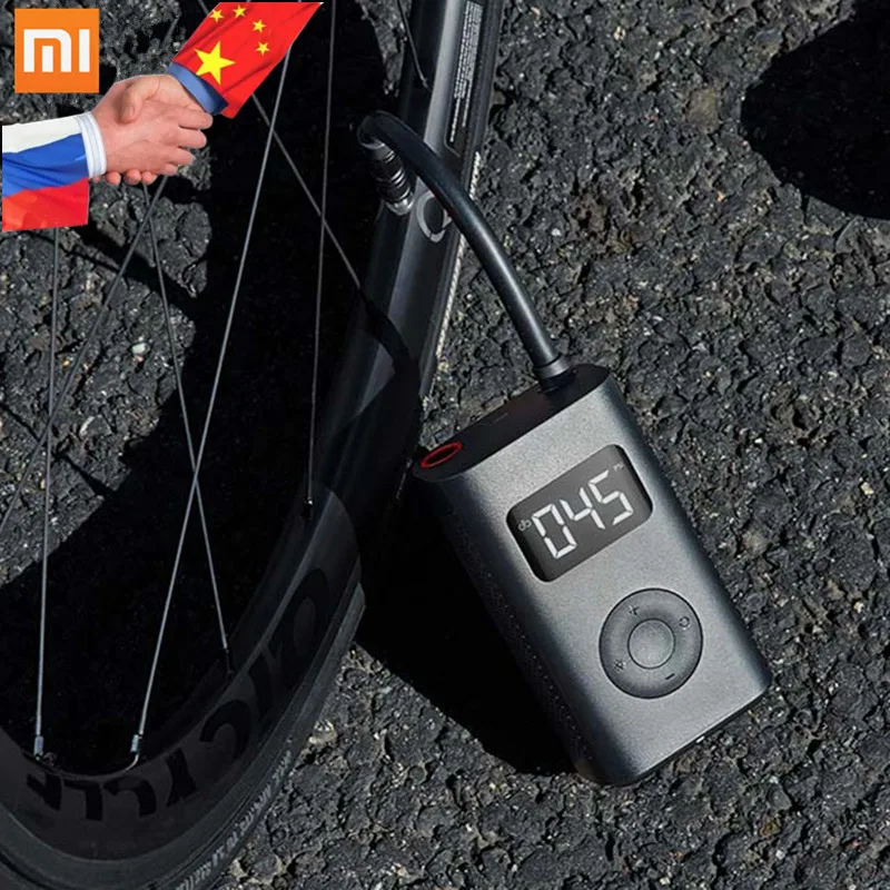 

In Sock Xiaomi Mijia Inflator Pressure Digital Monitoring Compressor Tire Electric Inflator Air Pump Multi-nozzle for Smart Home