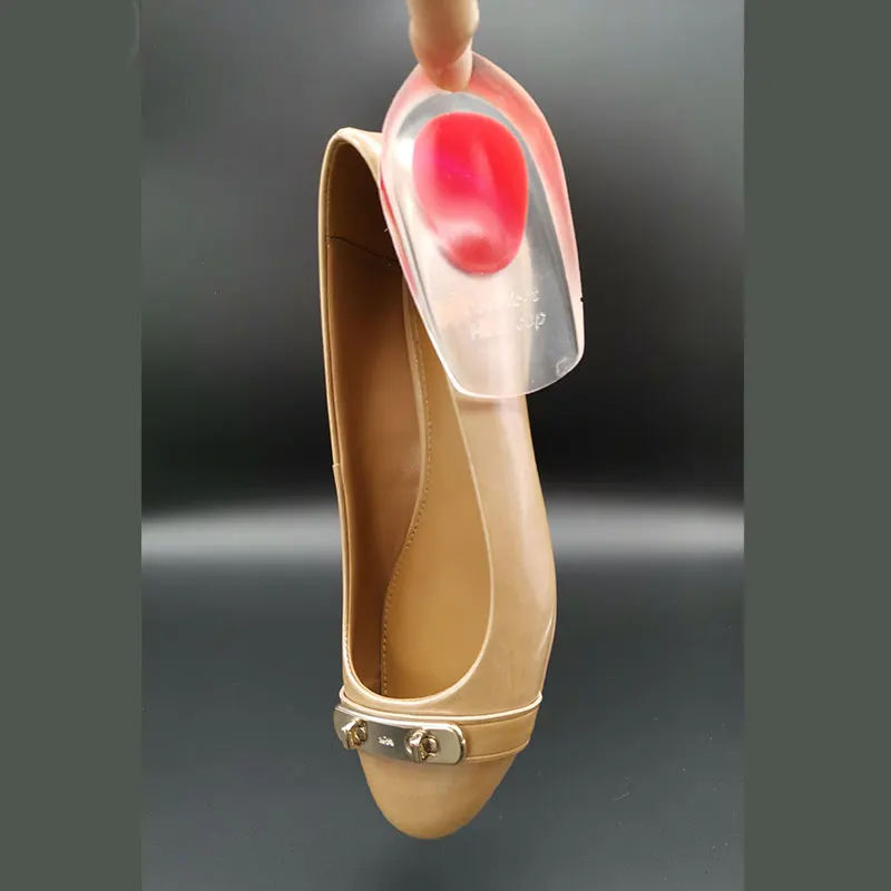 Стельки для увеличения роста для мужчин и женщин, силиконовые гелевые ортопедические стельки на пятке для ног, невидимые стельки для обуви