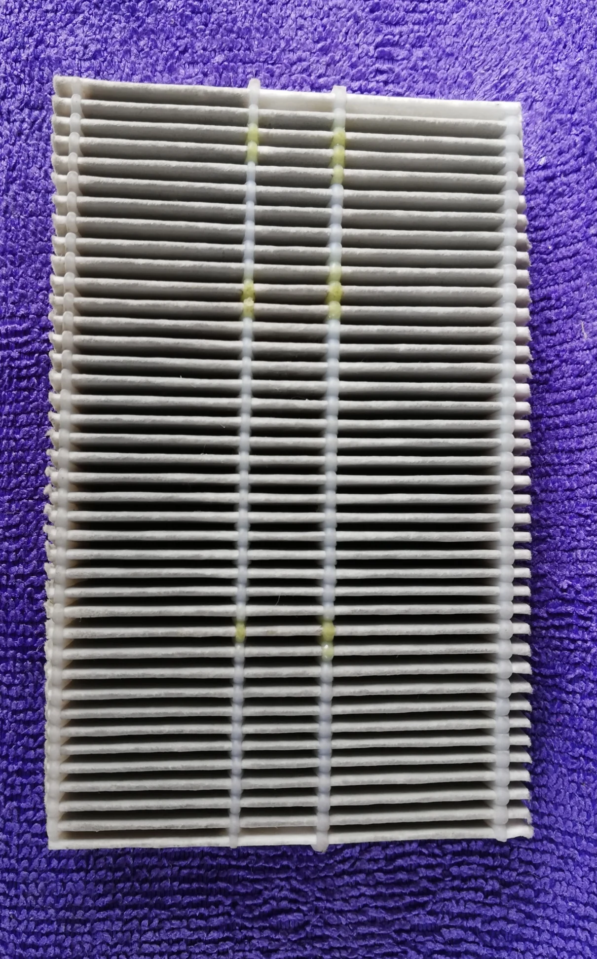 

High efficient vacuum cleaner Hepa filter with the size of 10.8*6.8*1.7cm