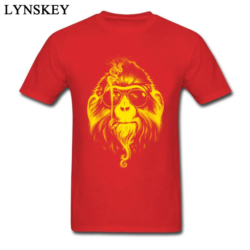 Men Funny 3D Printed Tops Tees Printing Round Collar Summer/Autumn Pure Cotton T-shirts Leisure Short Sleeve Clothing Shirt Smoke Em If You Got Em (Yellow) red