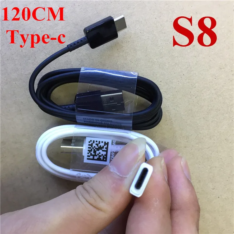 10 шт./лот 100% подлинный оригинальный кабель USB Type C 1 2 M 2A Быстрый зарядный для Samsung