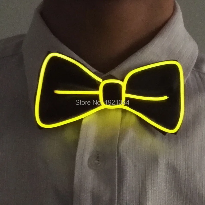 Light up Ties LED Bow Tie Costume accessories Bow Tie for New Year Rave