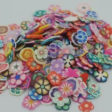 10000 шт./лот 5 мм цветочный дизайн ногтей DIY полимерная глина для изготовления игрушек смешанные ломтики ассорти