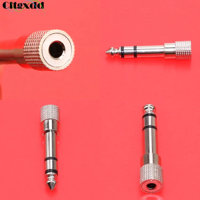 50pcs metal Silver 3 5mm 1 8 Stereo TRS Female to 3 5mm Female Jack Audio Headphone Coupler adapter connector