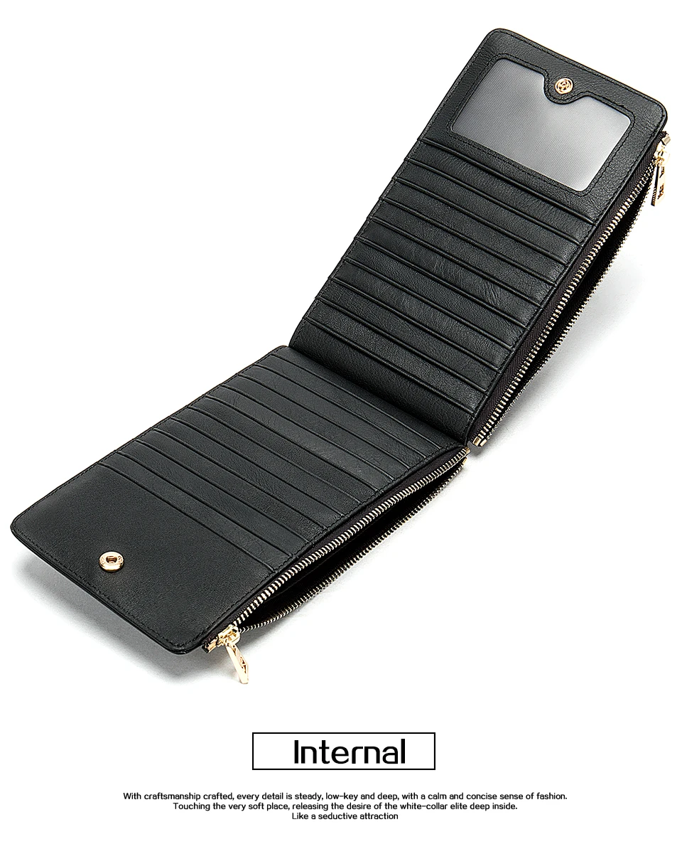 24 Men's Wallet Genuine Leather Wallet Male Clutch Credit Card Holder Money Bag Male Long Coin Purse for Men Wallets