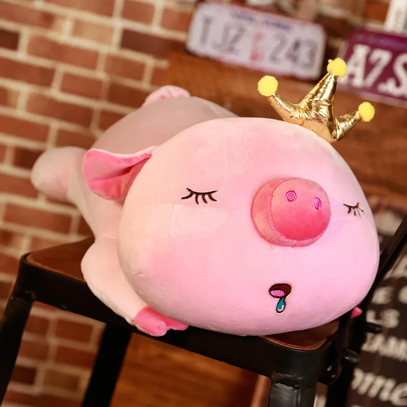 LYDBAOBO 1 шт., гигантская розовая свинья, милые мягкие игрушки, мультяшная свинья, животные, куклы, мягкая свинья, подушка для детей, подарок для ребенка, игрушка для девочки