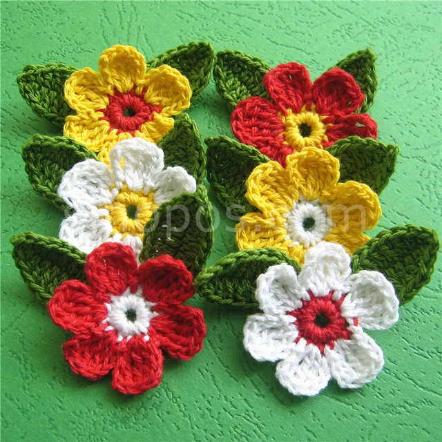 100 Lace Flowers to Crochet: A Beautiful Collection of Decorative Floral  and Leaf Patterns for Thread Crochet (Knit & Crochet) See more