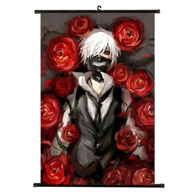 

Classic Animation Tokyo Ghoul Kaneziki Scroll Poster Vintage Retro Coated Paper Wall Sticker 30X45cm 20x30cm