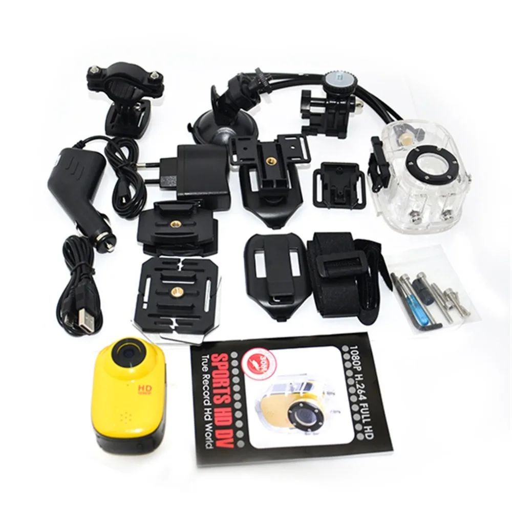 

Camera Camcorder Mini LCD Screen DVR Helmet Video Camera Bike Action Sport Cam Camcorder Waterproof 32G SD Card Drop Shipping