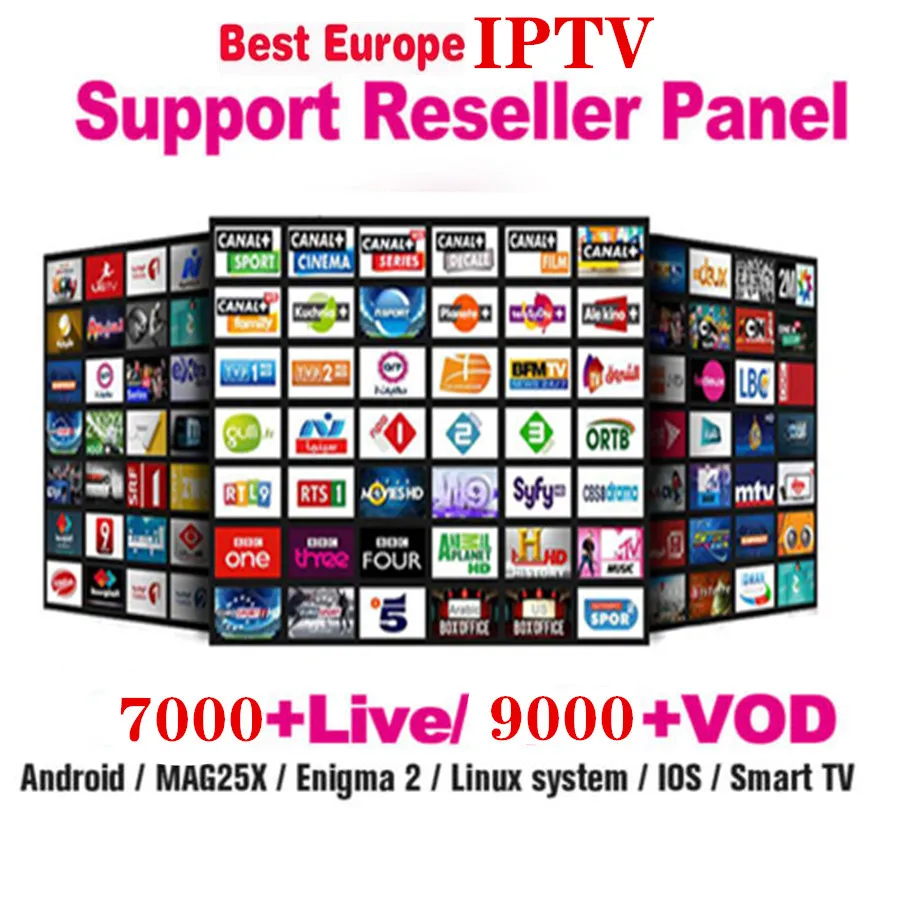 

Hot Sale IPTV Subscription UK Italia Portugal French Spanish Turkish IPTV Account Code M3u Enigma Smart World TV for Mag Android