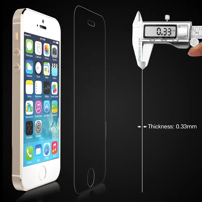 3 шт протектор экрана для iPhone 5 5 S SE закаленное стекло HD прозрачная защитная пленка для экрана с бесплатной фольгой инструмент для iPhone 5 S 5 SE